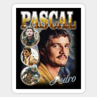 Pedro Pascal Bootleg Vintage Retro 90s Style Inspired Magnet